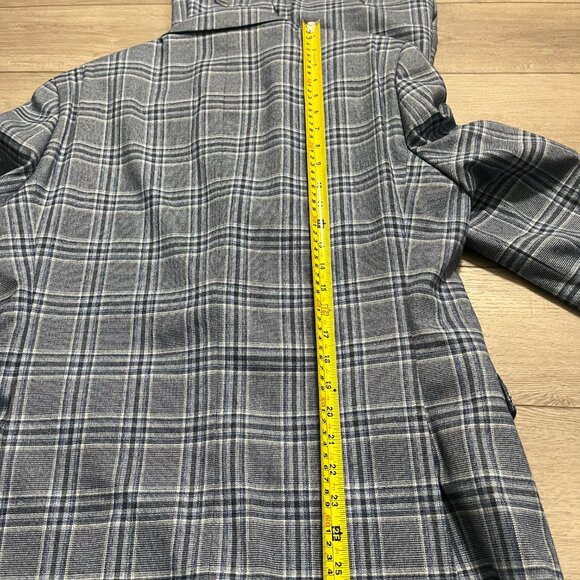 Tommy Hilfilger THFlex Suit Jacket & Pants Mens 34x30 Blue Plaid Modern 40S - Picture 12 of 16